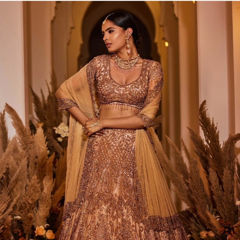 Surabhi Chopra Bridal / Reception Lehenga with Veil